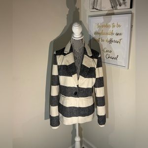 NWT loft stripped blazer